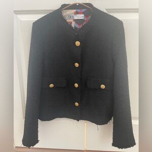 Zara Tweed blazer size Large
